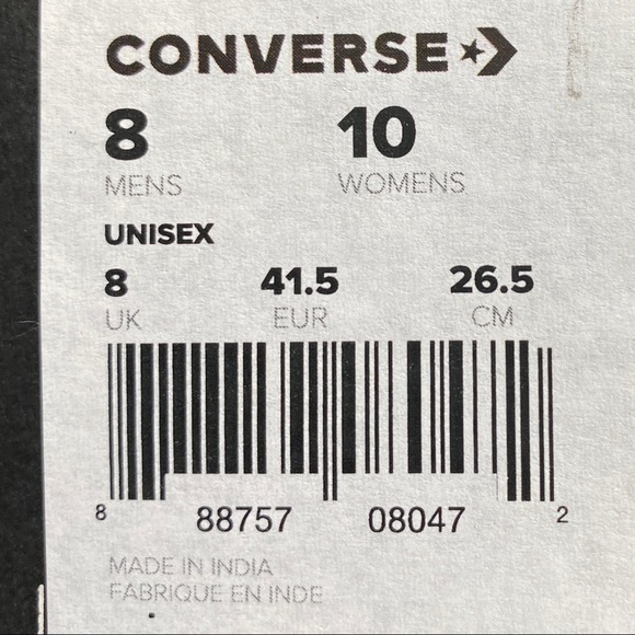 NWT Converse Chuck Taylor All Star Space Mens - Picture 8 of 8